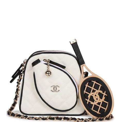 chanel tennis racquet bag|mini rectangular Chanel bag.